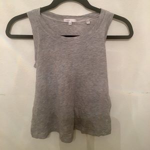 VINCE Grey Sleeveless Top